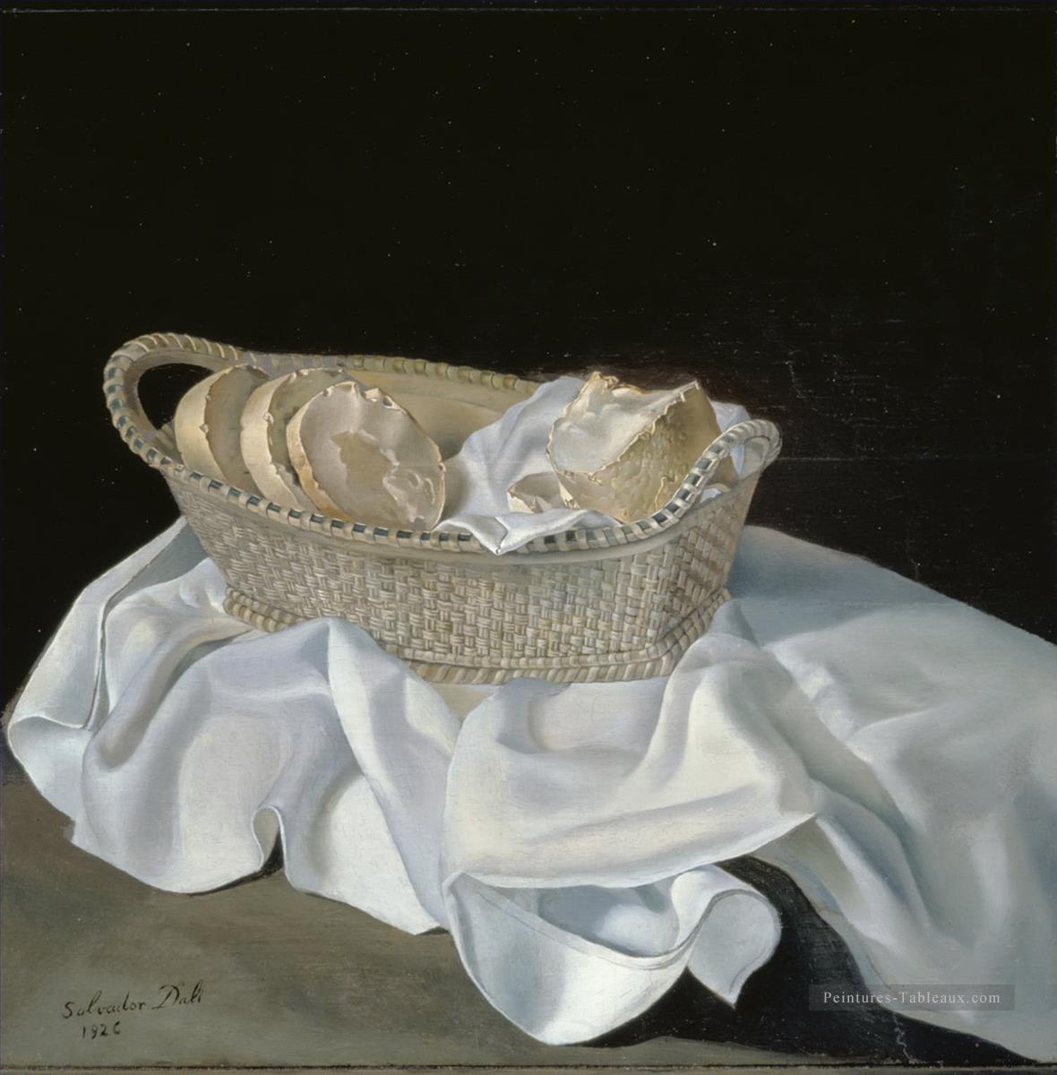 La corbeille de pain Salvador Dali Peintures à l'huile